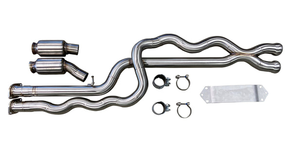 Active Autowerke Equal Length Mid-Pipe with F-brace - F87 M2 Competition