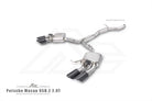 Fi Exhaust Mid Y-Pipe + Valvetronic Muffler + Quad Silver Tips + Fi PRO App Remote OBDII - Porsche 95B.2 Macan 2.0T 2019-2021