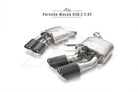 Fi Exhaust Mid Y-Pipe + Valvetronic Muffler + Quad Silver Tips + Fi PRO App Remote OBDII - Porsche 95B.2 Macan 2.0T 2019-2021