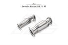 Fi Exhaust Mid Y-Pipe + Valvetronic Muffler + Quad Silver Tips + Fi PRO App Remote OBDII - Porsche 95B.2 Macan 2.0T 2019-2021