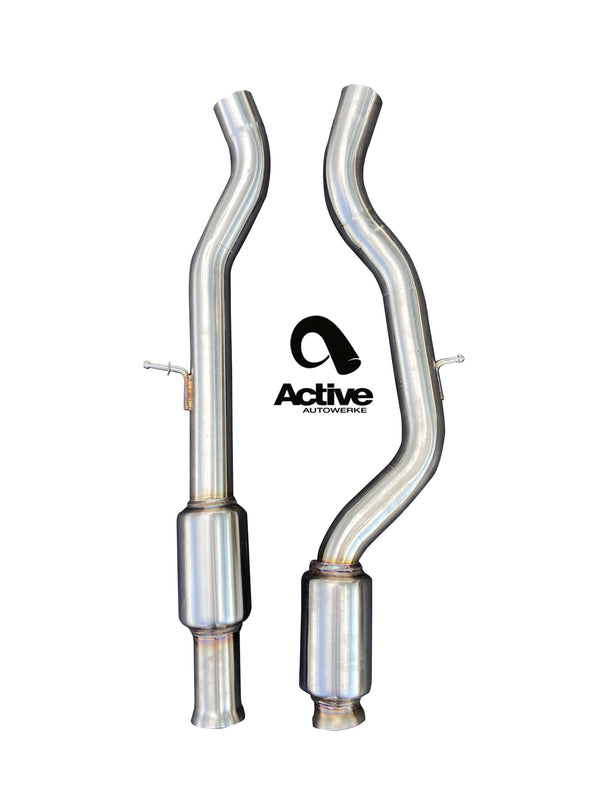 Active Autowerke Equal Length Mid Pipe with F-Brace - F8X M3 / M4
