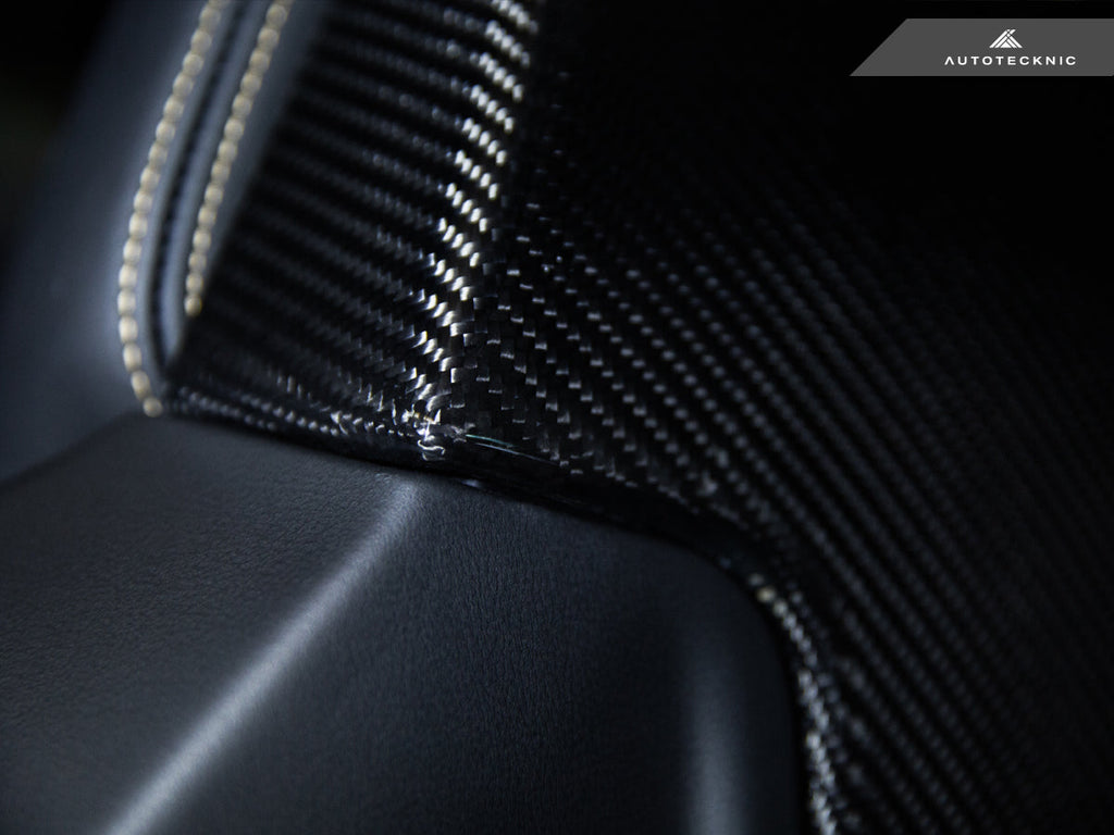 AutoTecknic Dry Carbon Seat Back Cover Set - G87 M2