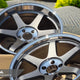 Volk Racing TE37SL 19x9.5 +22 / 19x10.5 +35 5x112 Pressed Graphite - A90 Supra / BMW G2x (Set of 4)