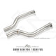 Fi Exhaust Front Pipe + Mid X-Pipe + Valvetronic Muffler + Quad Silver Tips (Retains OEM Valve Settings - No Remote) - F95 X5M | F96 X6M 2020-2023