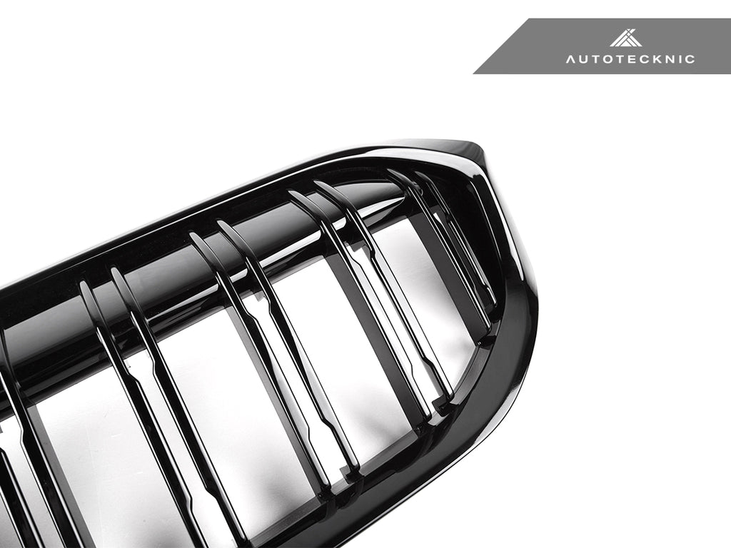 AutoTecknic Painted Glazing Black Dual-Slat Front Grille - G20 3-Series LCI