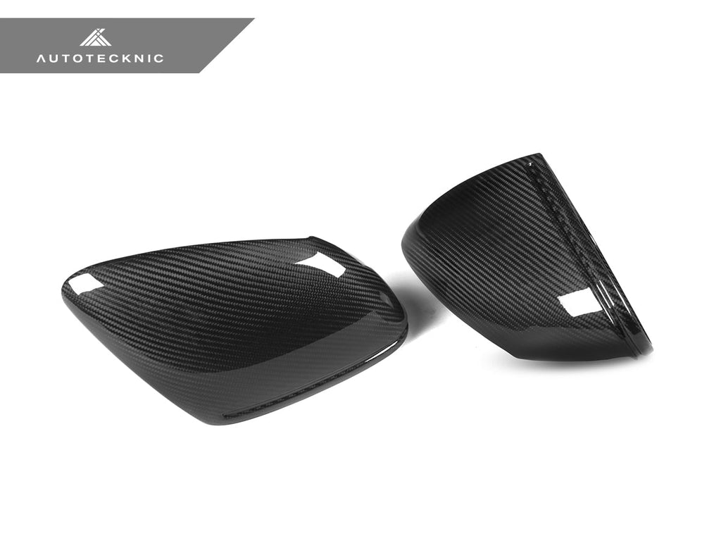 AutoTecknic Replacement Dry Carbon Mirror Covers - Porsche 9J1 Taycan