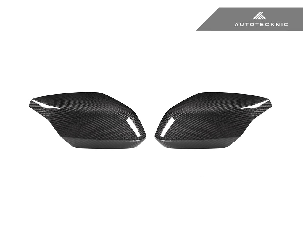 AutoTecknic Replacement Dry Carbon Mirror Covers - Chevrolet C8 Corvette - AutoTecknic USA