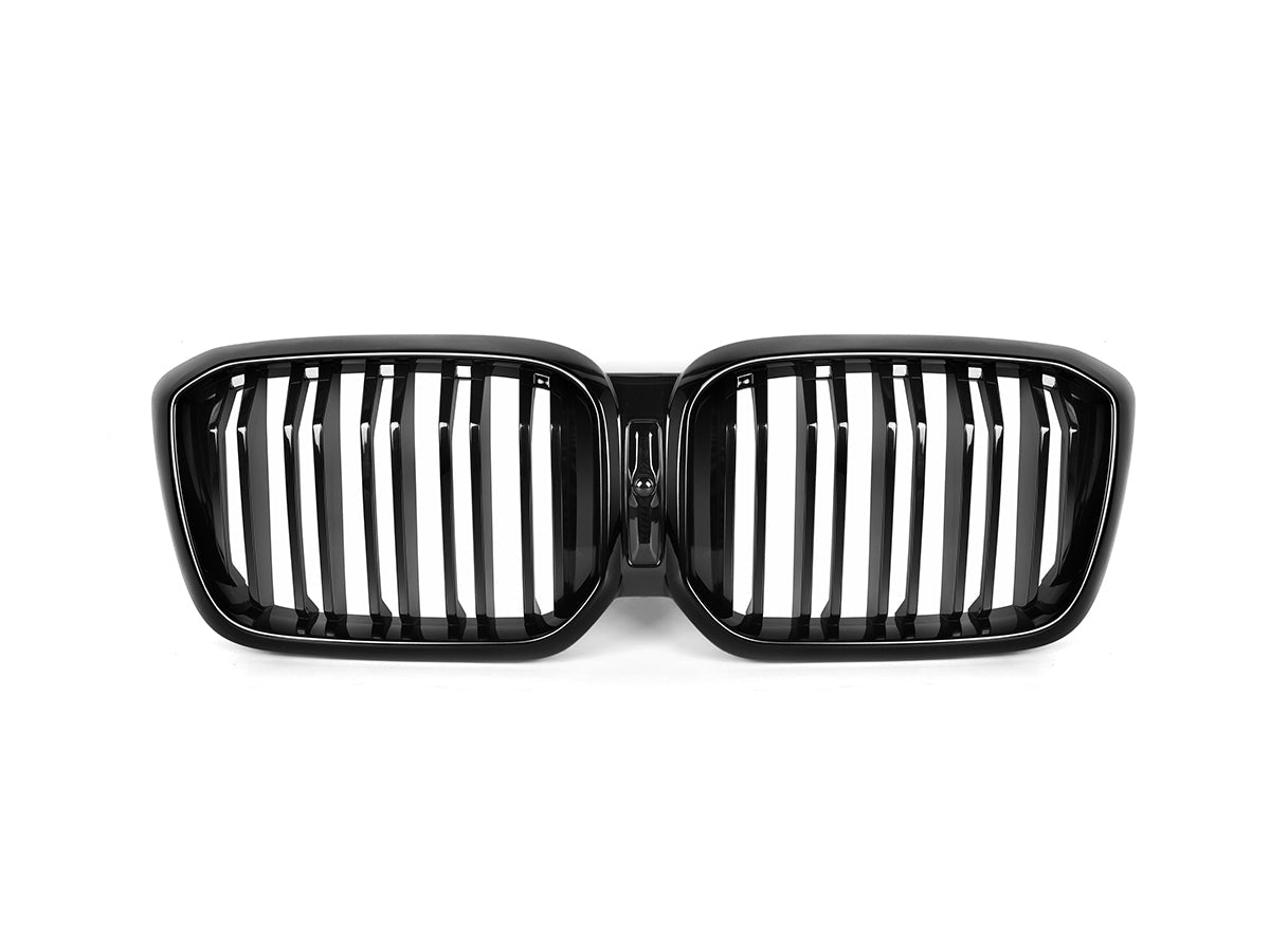 Gloss Black Kidney Grilles For BMW X3 F25 & X4 F26 (2014-2017) – M Performance Style