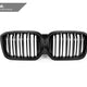 AutoTecknic Dual-Slats Gloss Black Front Grille - BMW G01 X3 | G02 X4 LCI