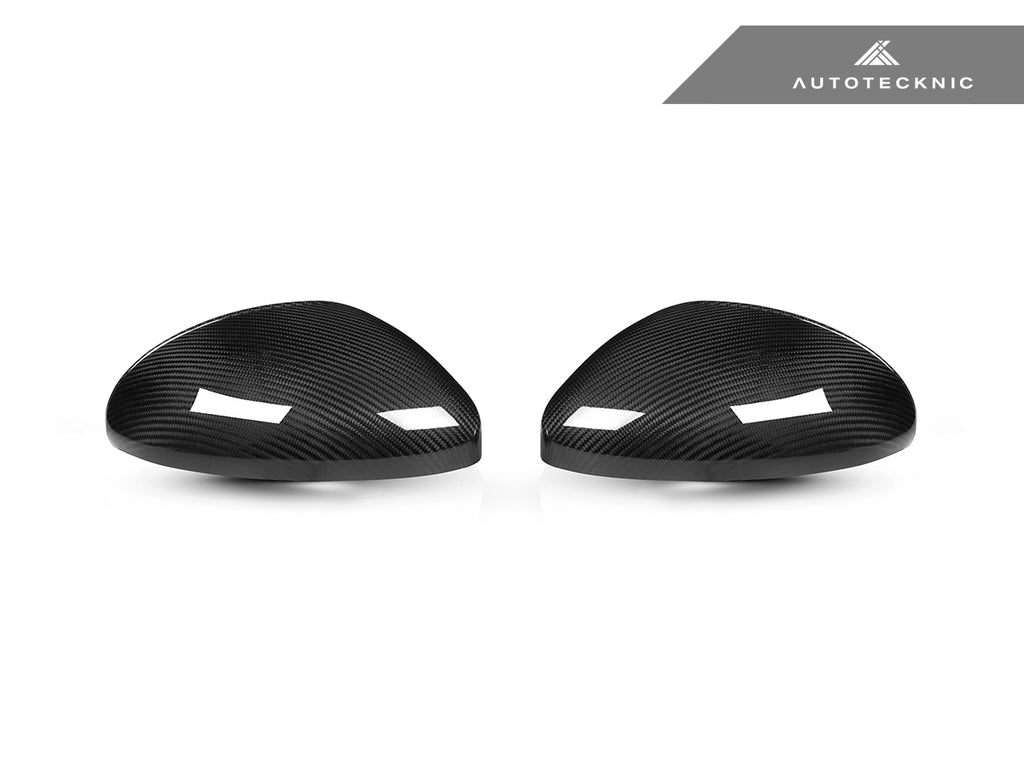 AutoTecknic Replacement Carbon Fiber Mirror Covers - Porsche 718 Cayman | Boxster