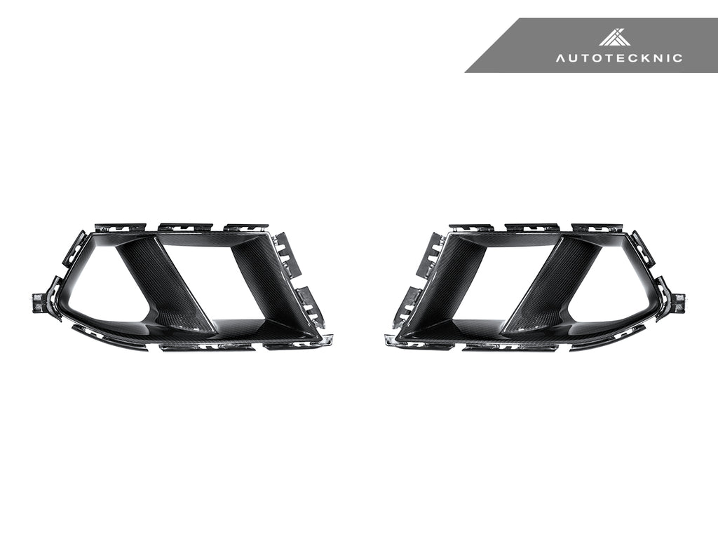 AutoTecknic Dry Carbon Lower Front Bumper Vent Set - G80 M3 | G82/ G83 M4 - AutoTecknic USA