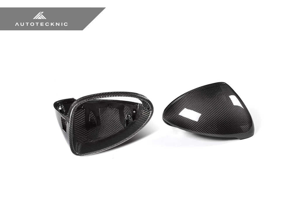 AutoTecknic Replacement Dry Carbon Mirror Covers - Porsche 958.2 Cayenne