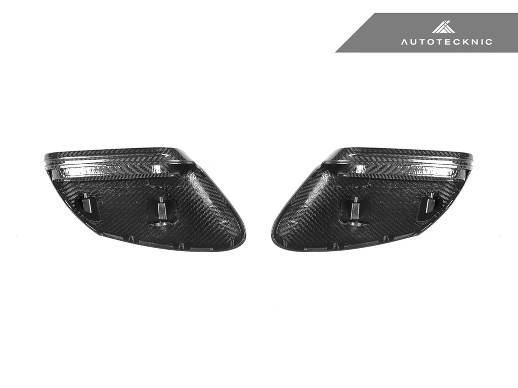 AutoTecknic Replacement Dry Carbon Mirror Covers - Porsche 992