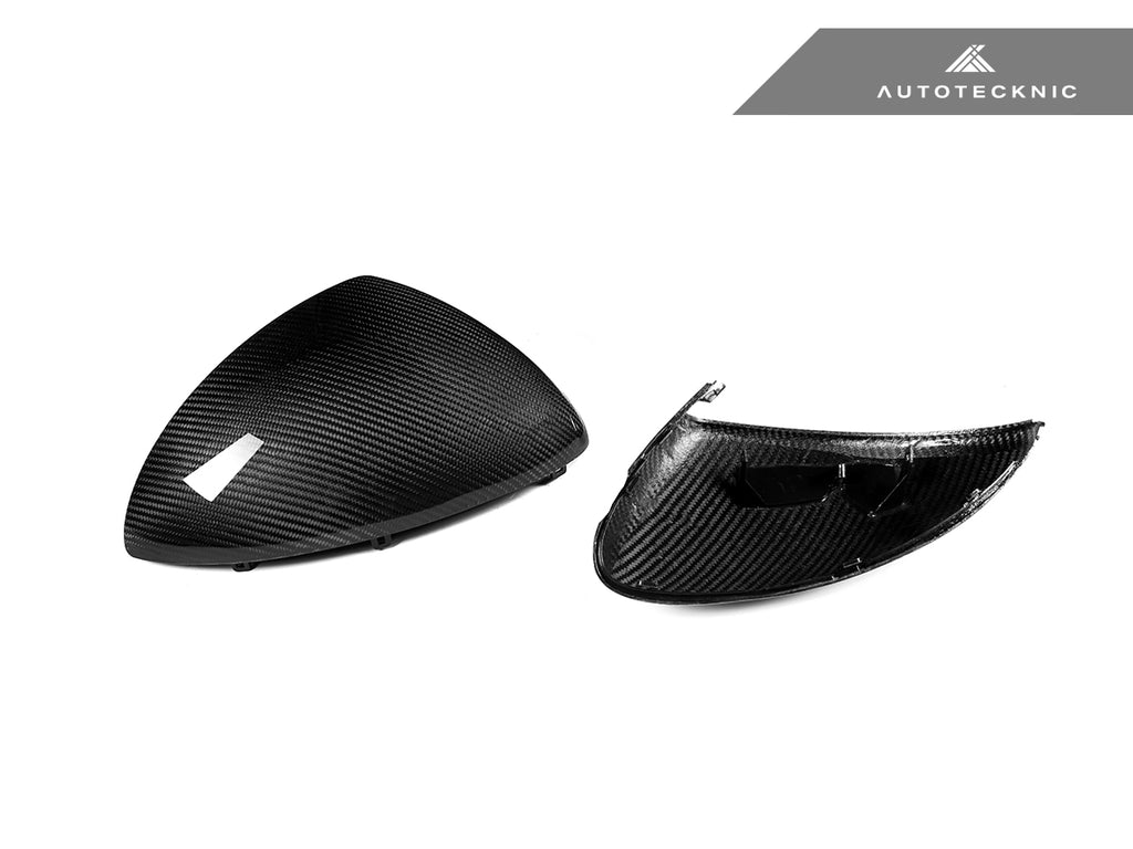 AutoTecknic Replacement Dry Carbon Mirror Covers - Porsche 958 Cayenne
