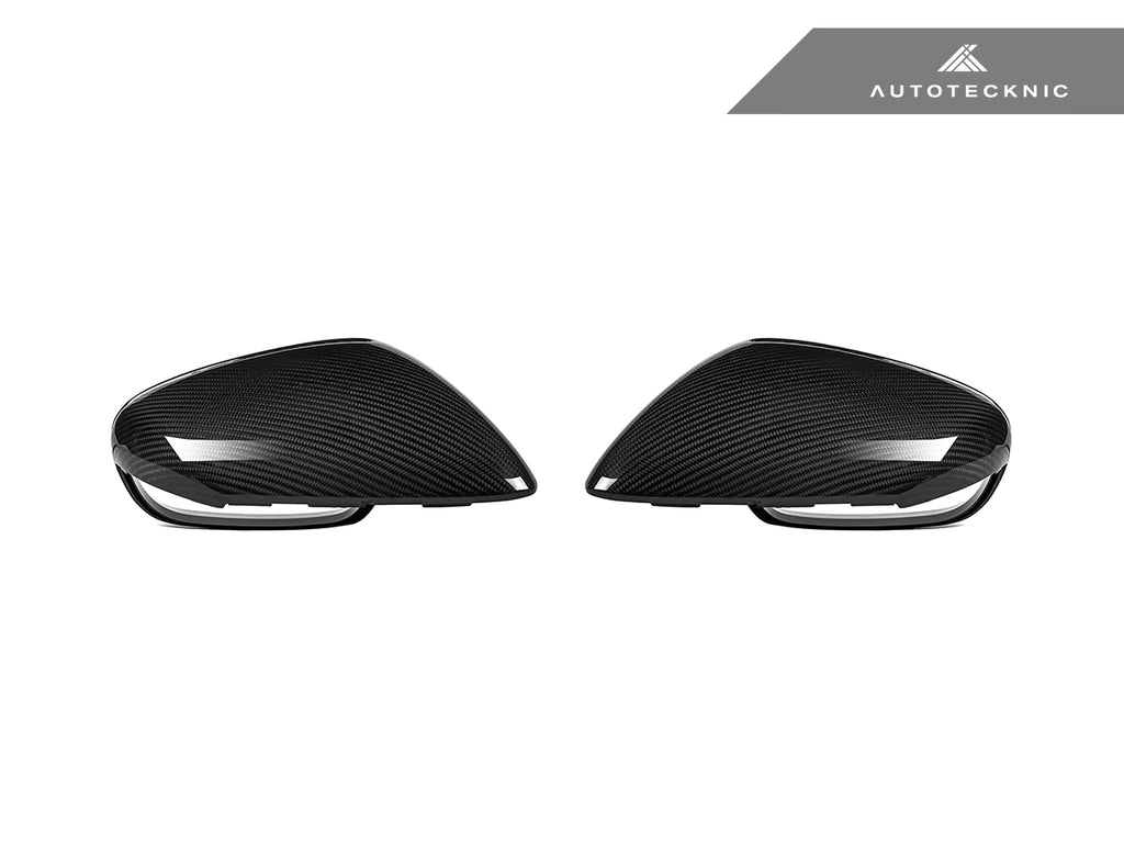 AutoTecknic Replacement Dry Carbon Mirror Covers - Porsche 992 - AutoTecknic USA