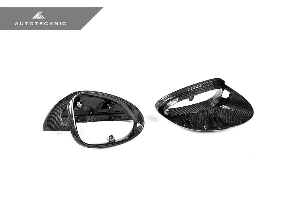 AutoTecknic Replacement Dry Carbon Mirror Covers - Porsche 95B Macan