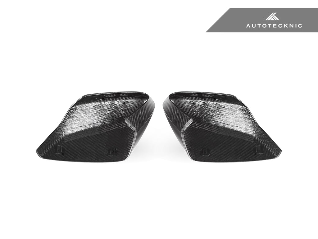 AutoTecknic Replacement Dry Carbon Mirror Covers - Chevrolet C8 Corvette