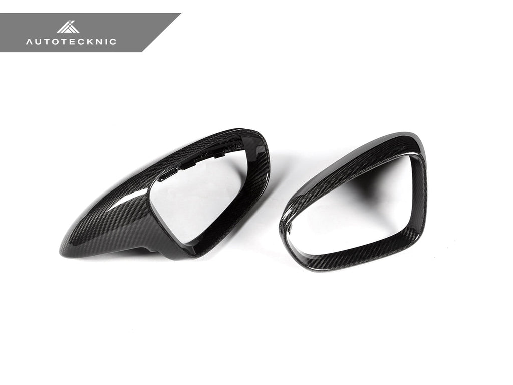 AutoTecknic Replacement Dry Carbon Mirror Covers - Porsche 9J1 Taycan