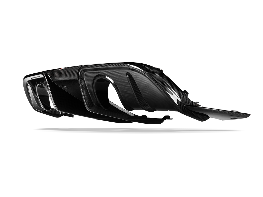 Akrapovic Matte Carbon Rear Diffuser - 718 Cayman GT4 RS 982