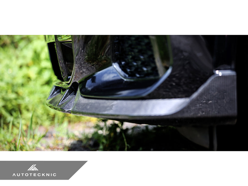 AutoTecknic Performance Dry Carbon Front Lip Set - G06 X6 M-Sport