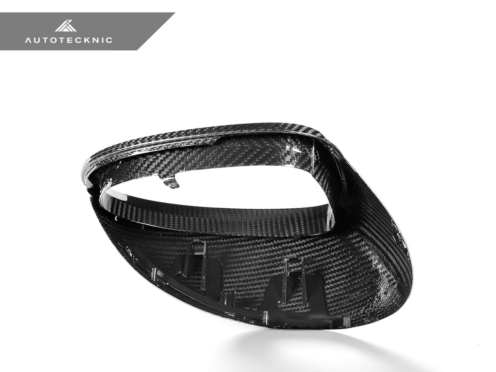 AutoTecknic Replacement Dry Carbon Mirror Covers - Porsche 95B Macan