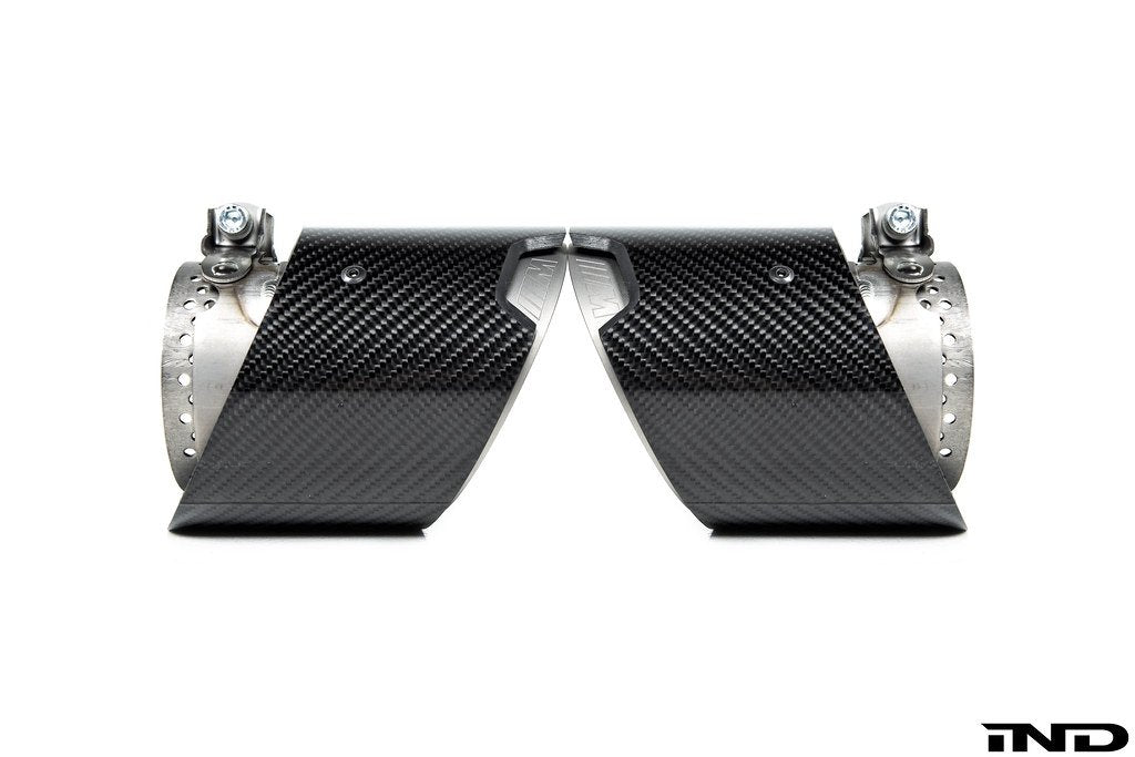 BMW M Performance Titanium + Carbon Exhaust Tip Set - F95 X5M | F96 X6M