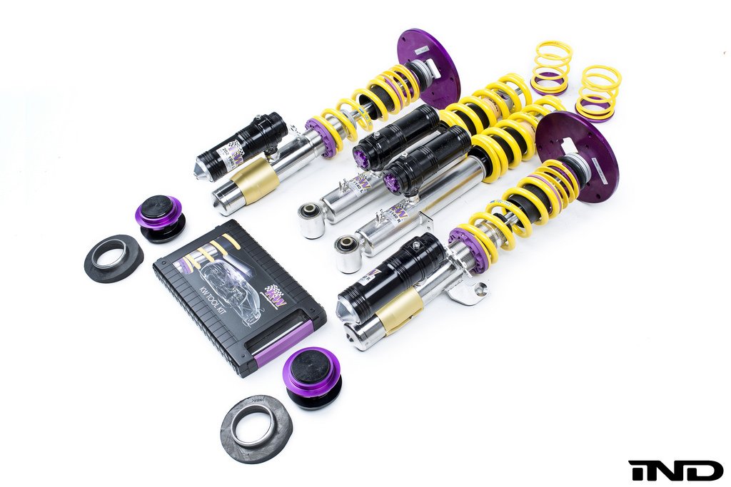 KW Suspensions 2-Way Clubsport Coilover Kit - Porsche 964 Carrera 2 include Convertible + Targa 91-94