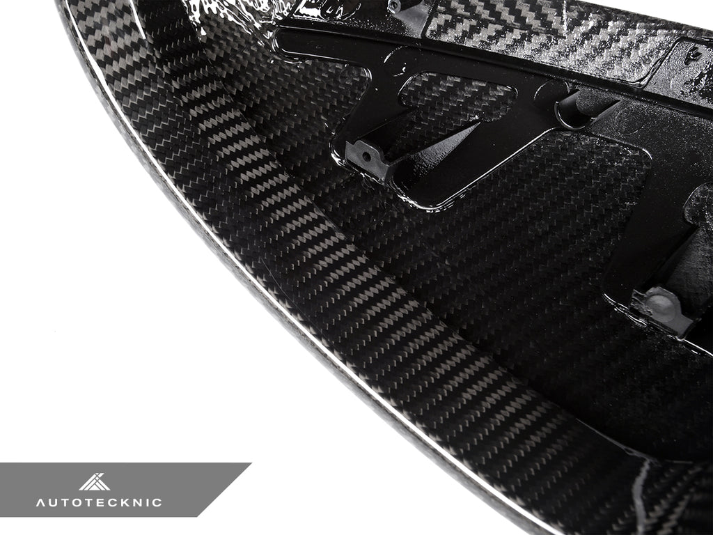 AutoTecknic Replacement Dry Carbon Mirror Covers - Porsche 95B Macan