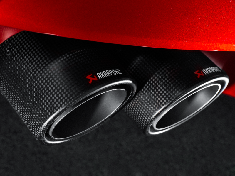 Akrapovic Evolution Titanium Exhaust System with Carbon Tail Pipe Set - F10 M5