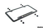 BMW M Performance Carbon Plate Frame front view showing M Performance wordmark