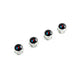 Genuine BMW Metal Valve Stem Cap Set - M Logo
