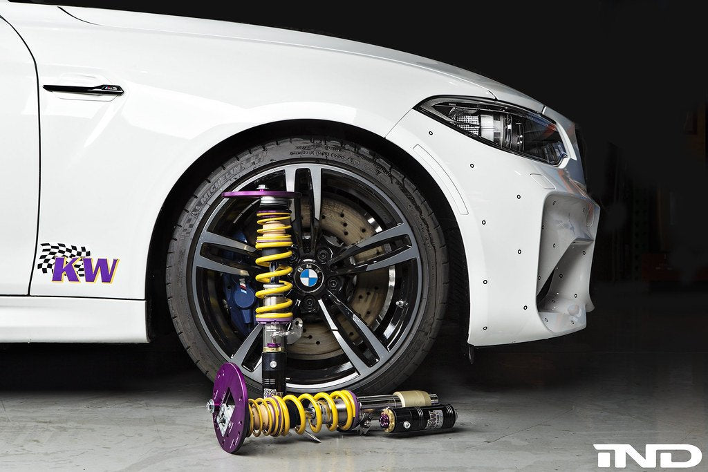 KW Suspensions 3-Way Clubsport Coilover Kit - BMW F87 M2 CS with EDC Cancellation Kit