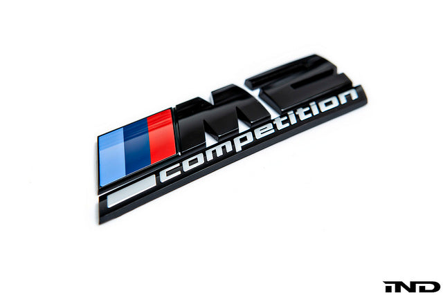 BMW Gloss Black Trunk Emblem - F87 M2 Competition