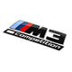 IND Competition Gloss Black Trunk Emblem - BMW F80 M3