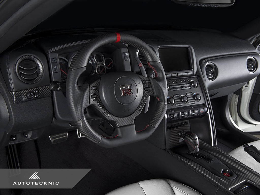 AutoTecknic Carbon Fiber Steering Wheel - Nissan R35 GT-R 2009-2017