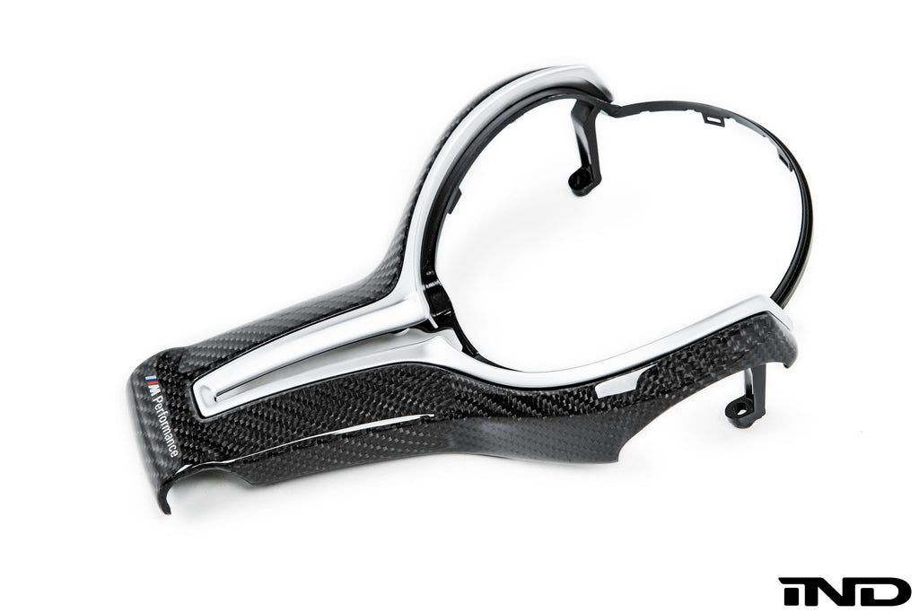 BMW M Performance Gloss Carbon Steering Wheel Trim - F-Chassis