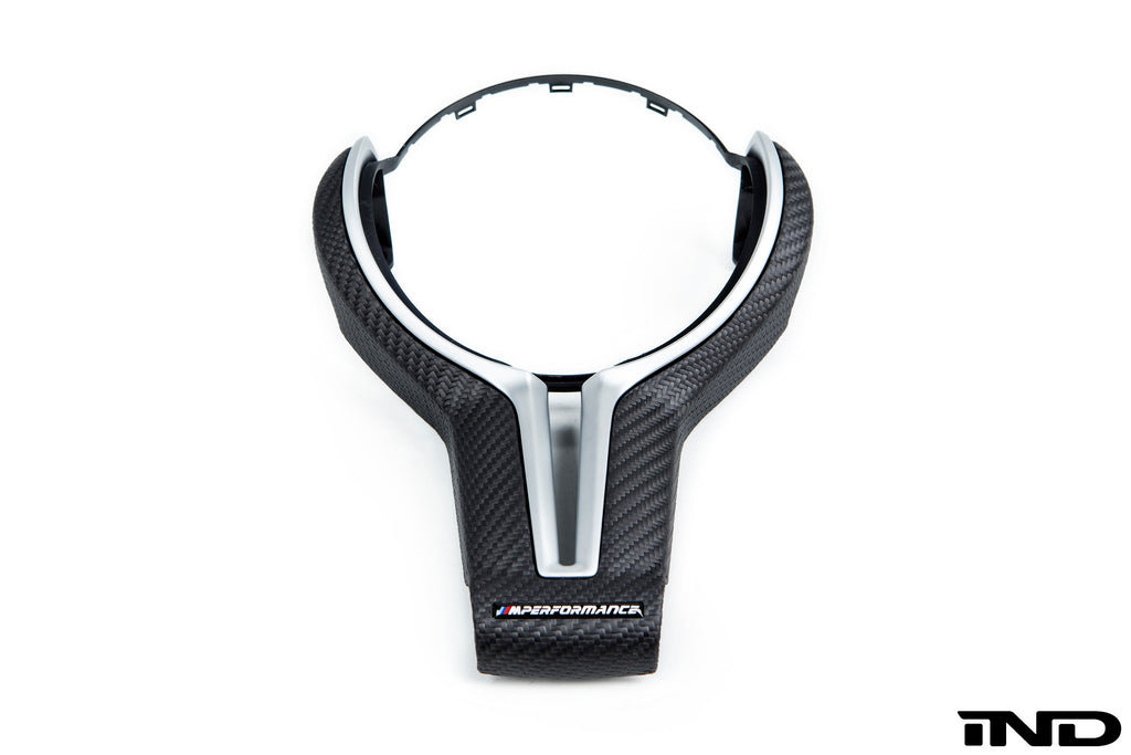 BMW M Performance Matte Carbon Steering Wheel Trim - F-Chassis