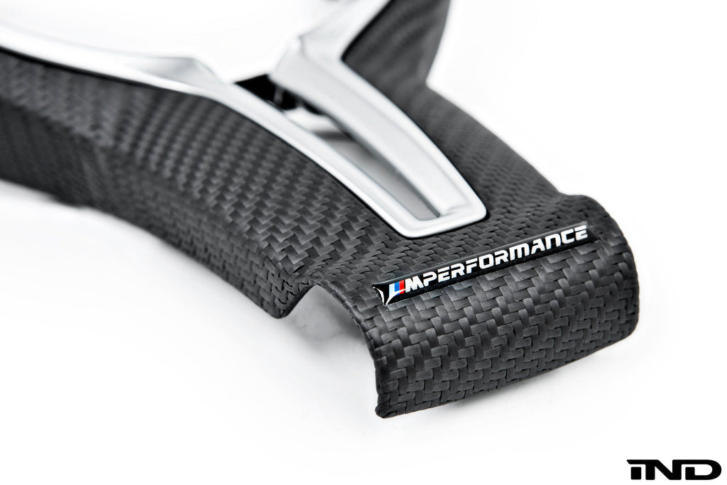 BMW M Performance Matte Carbon Steering Wheel Trim - F-Chassis