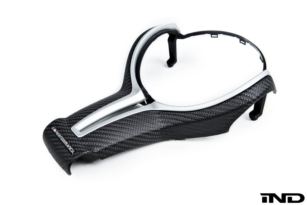 BMW M Performance Matte Carbon Steering Wheel Trim - F-Chassis