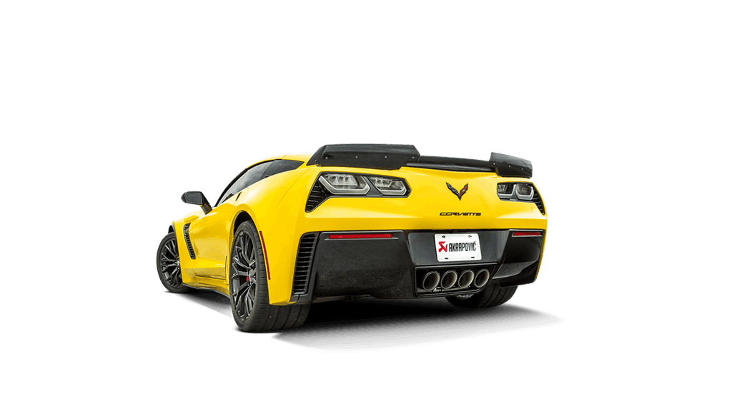 Akrapovic Slip-On Titanium Exhaust System with Carbon Tips - Chevrolet Corvette Z06 C7