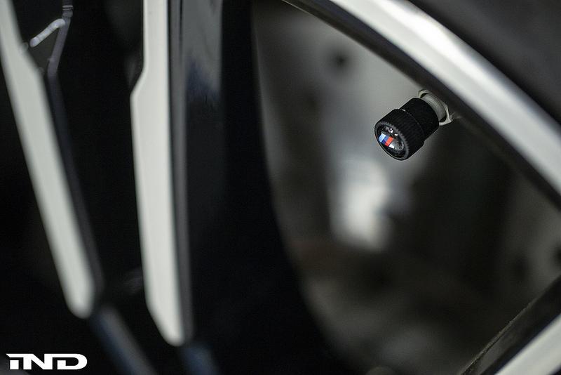 BMW M Logo Valve Stem Cap Set - Black - AutoTecknic USA