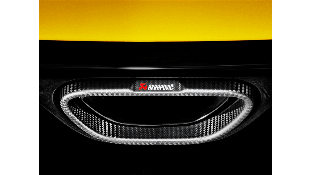 Akrapovic Evolution Titanium Exhaust System with Carbon Tail Pipe Set - Renault Megane Coupe RS