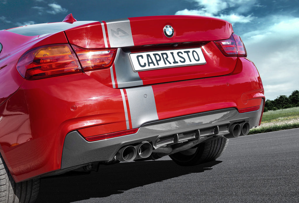 Capristo Valved Exhaust with Mid-Silencer Spare Pipes & Skirt Diffuser CES3 - BMW F32/ F33/ F36 435i