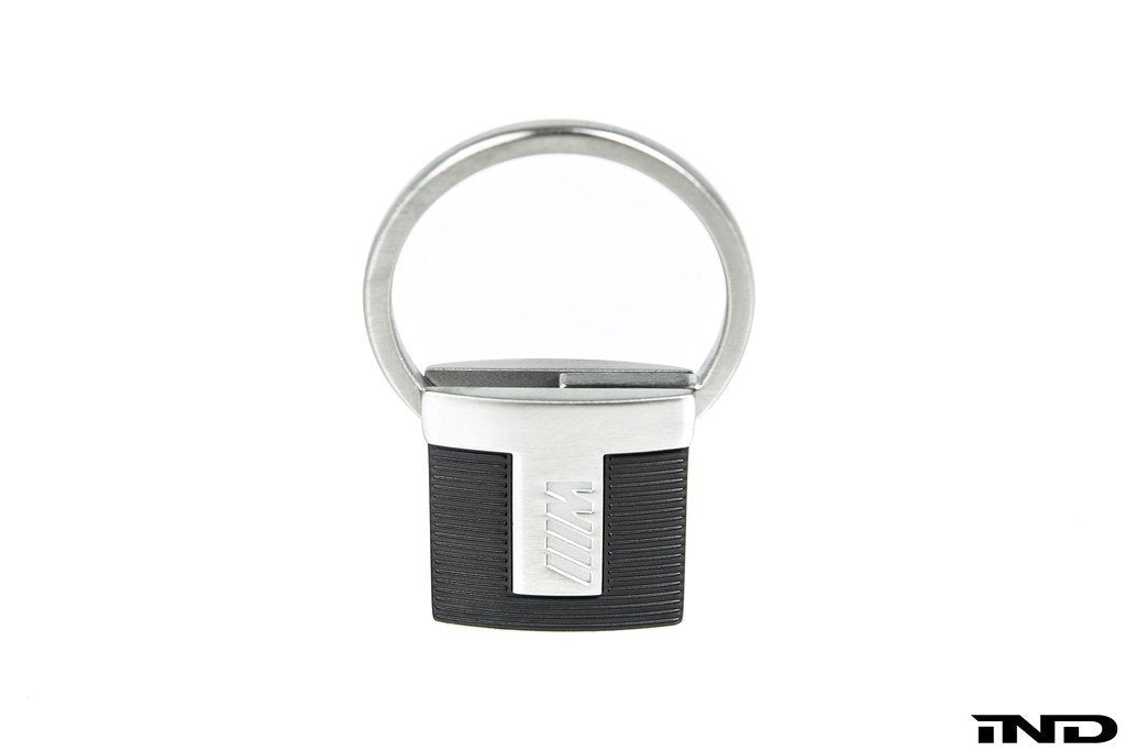 M Performance Metal Keyring – M Sport Keychain In Matte Silver – Aluminium With Engraved Logo