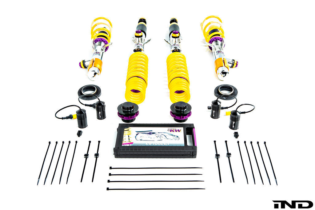 KW Suspension V4 Coilover with EDC Cancellation Kit - G80 M3 | G82 M4 AWD - AutoTecknic USA
