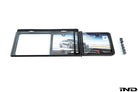 BMW M Performance Carbon Plate Frame comparison view