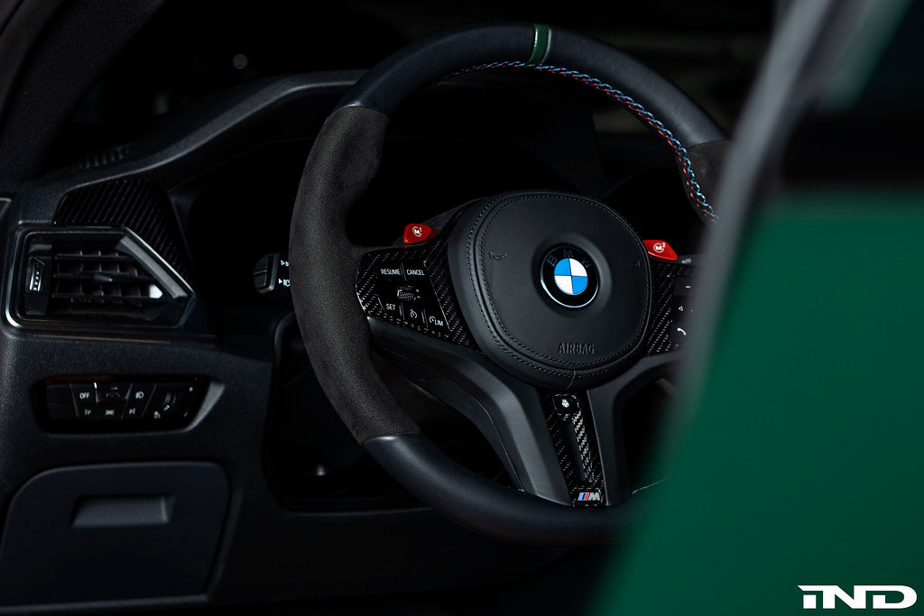 BMW M Performance Custom Stripe Steering Wheel - G80 M3 | G82/ G83 M4