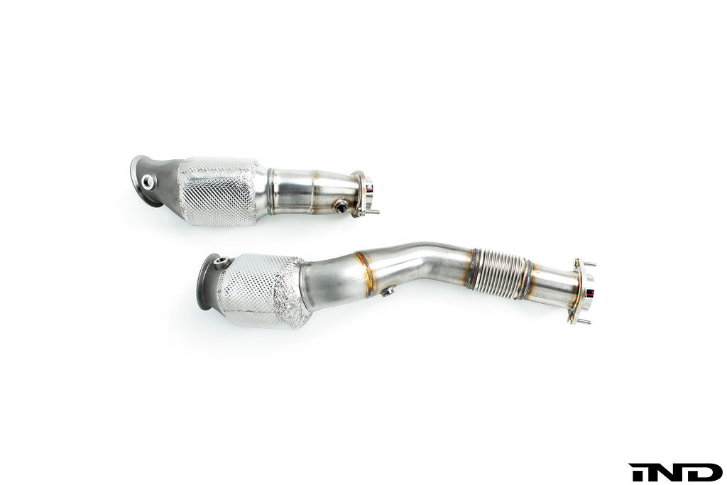 Akrapovic Stainless Catted Downpipe Set - G8X M2 / M3 / M4