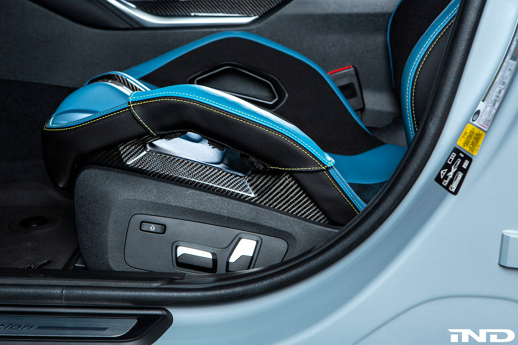 LCK Carbon Bucket Seat Bolster Protector Set - BMW M