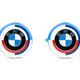 Genuine BMW M 50 Year Anniversary Heritage Roundel Set - F97 X3M